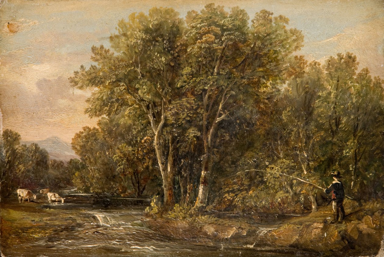 Paesaggio boscoso, 1851 da William Bath