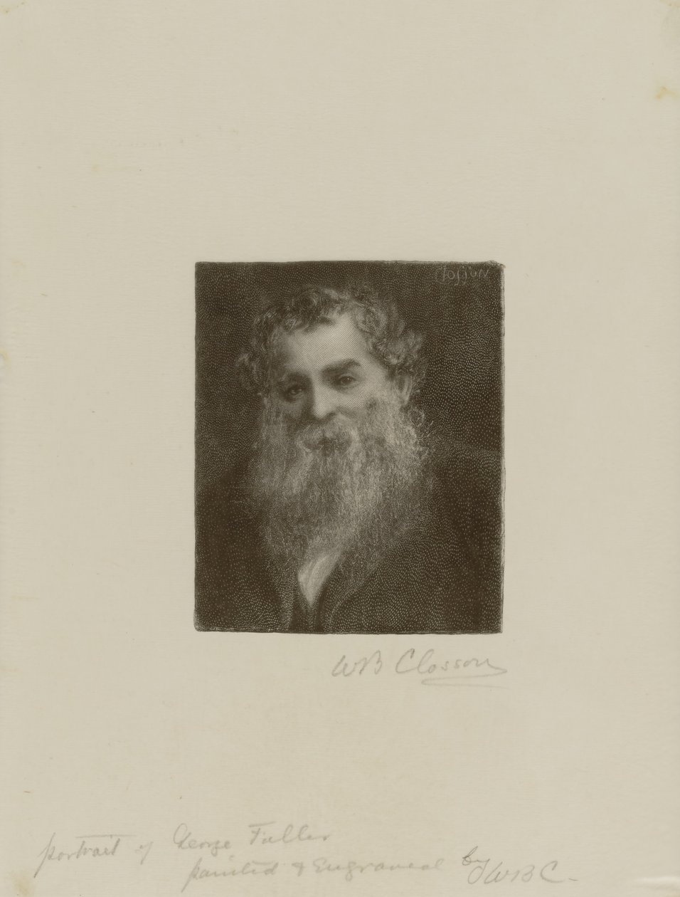 Ritratto di George Fuller da William Baxter Closson