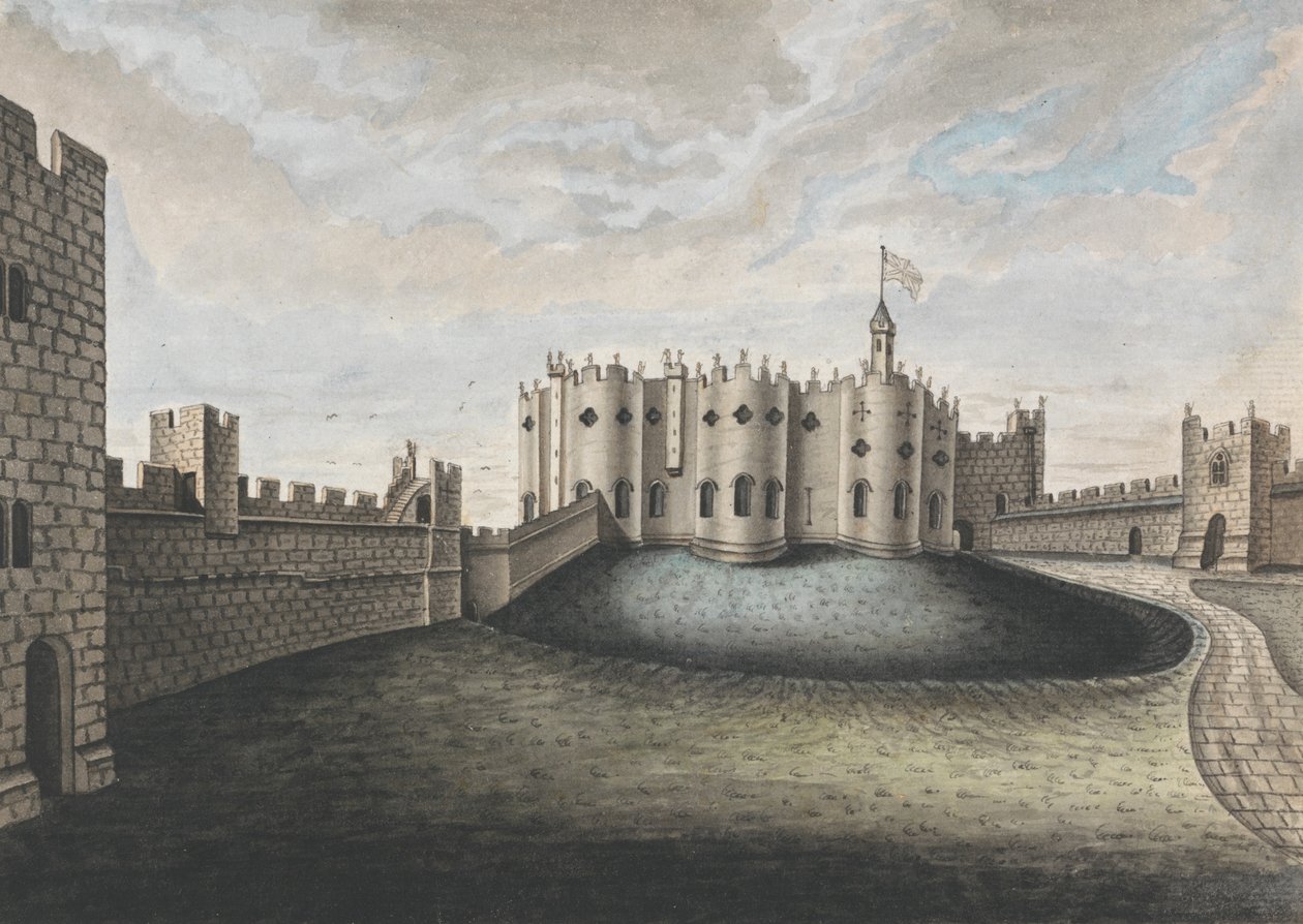 Alnwick Keep da William Beilby