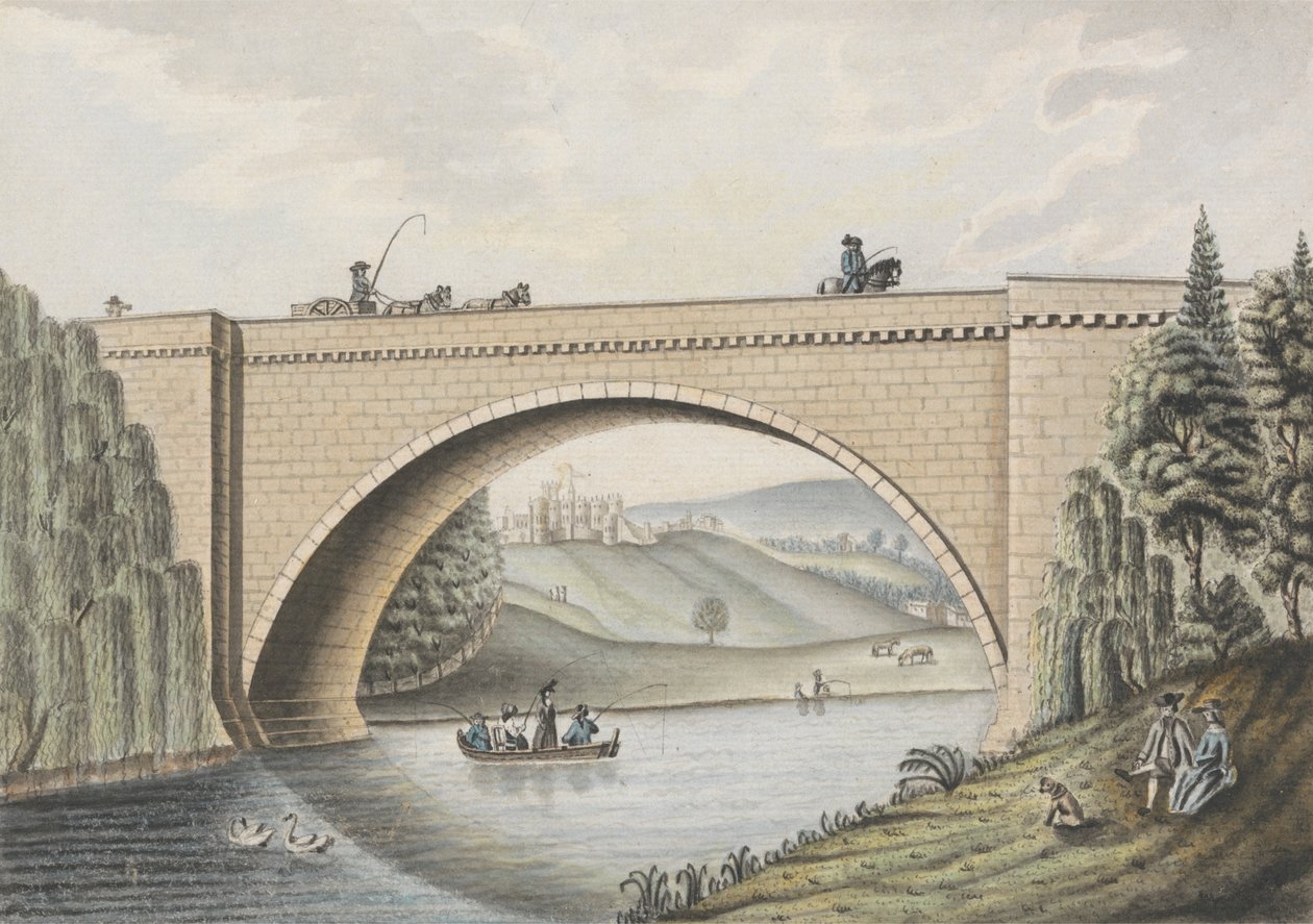 Ponte di mattoni da William Beilby