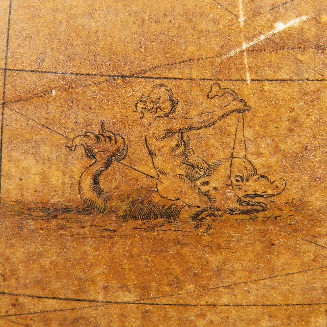 Globo terrestre inglese antico, c.1673 da William Berry