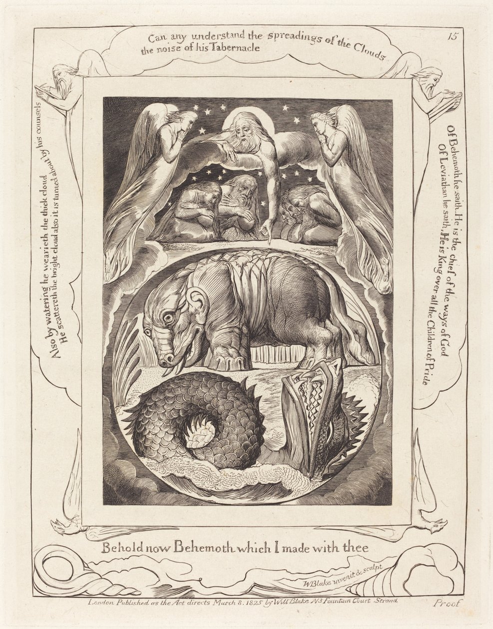 Behemoth e Leviathan da William Blake