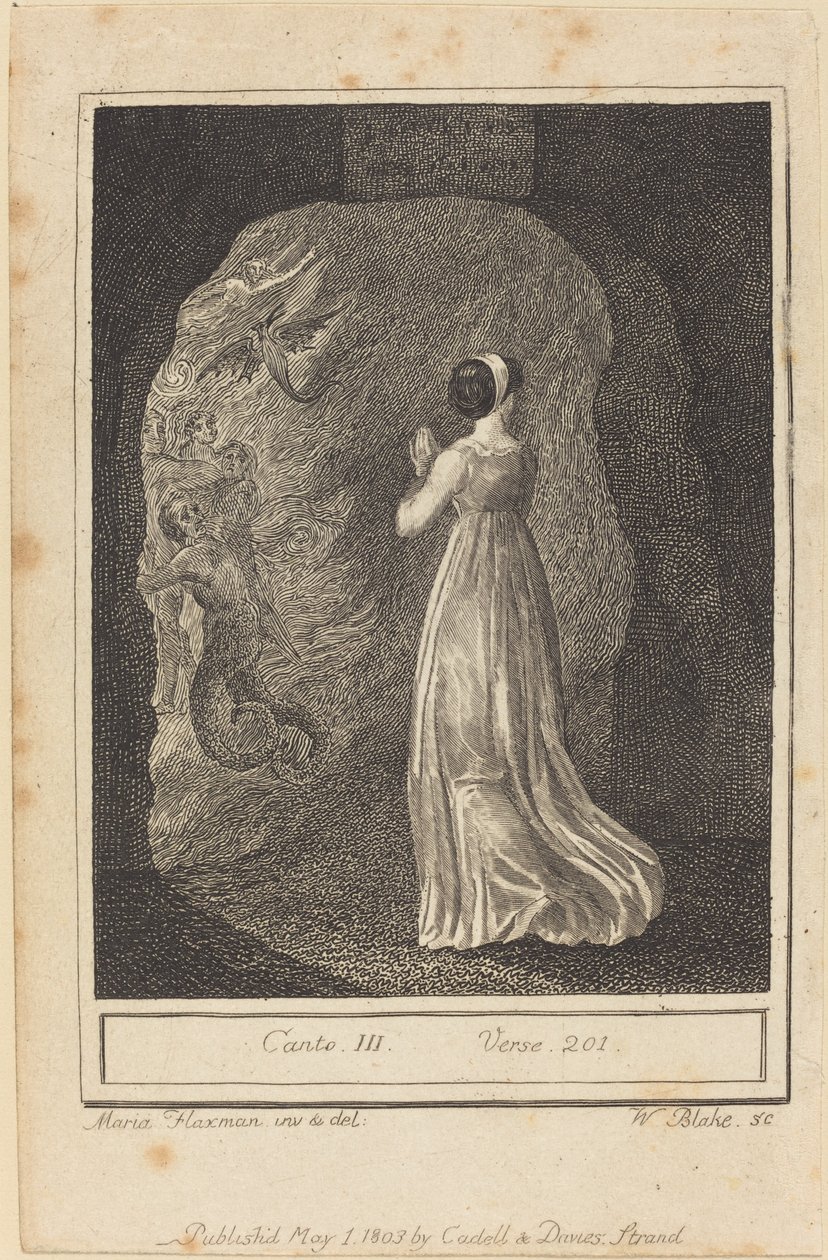 Canto III, Verso 201, 1803 da William Blake