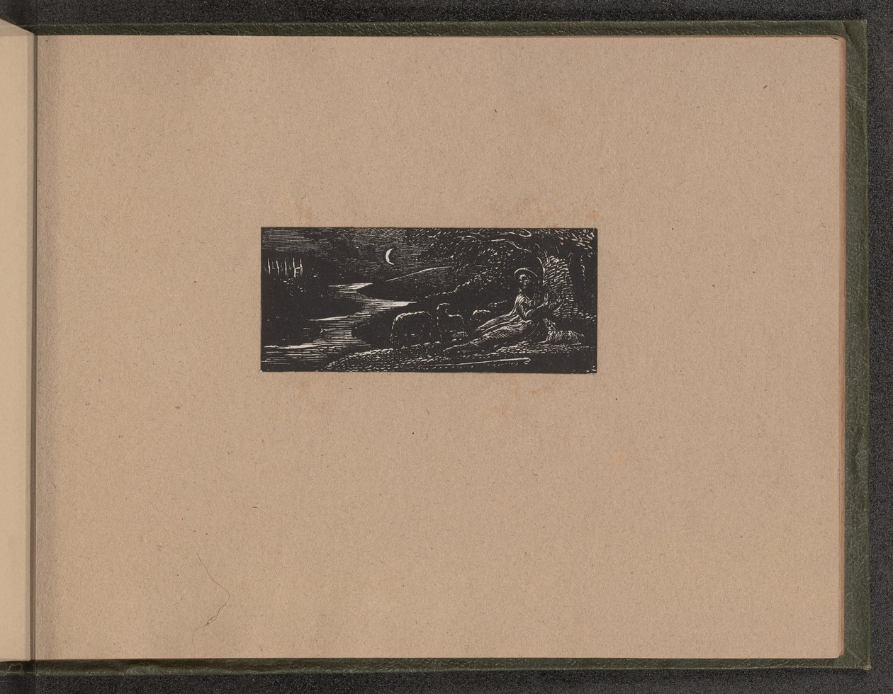 Colinet riposa di notte da William Blake