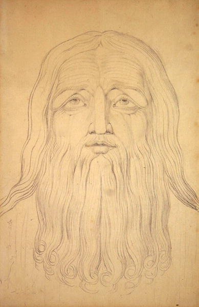 Testa di Giobbe da William Blake
