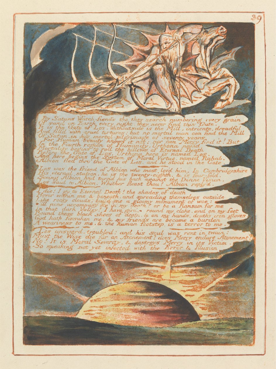Gerusalemme, Tavola 39 da William Blake
