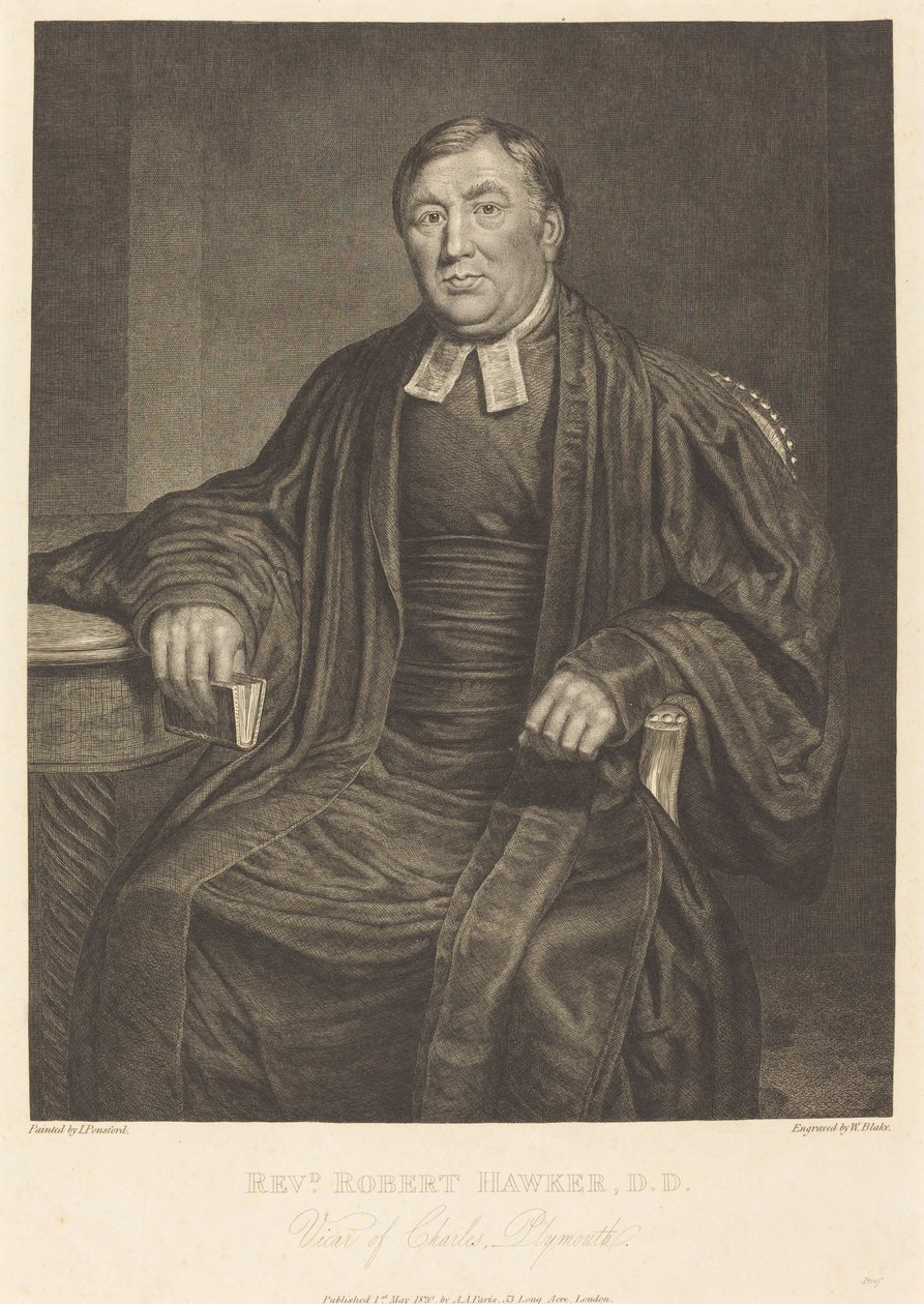 Reverendo Robert Hawker, D.D., 1820 da William Blake