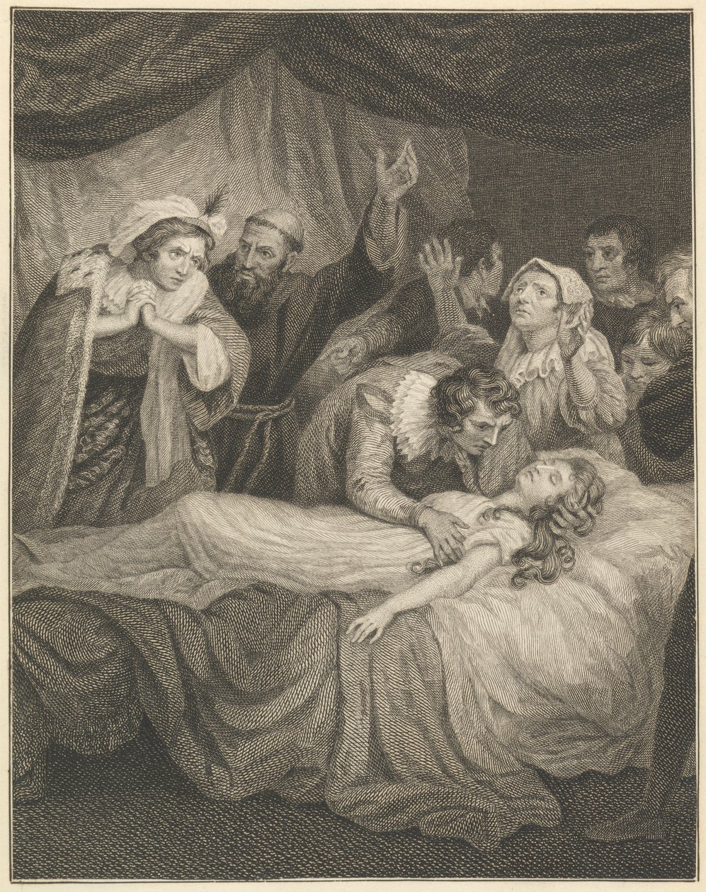 La morte di Giulietta da William Blake