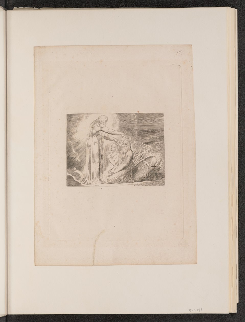 La visione di Cristo da William Blake