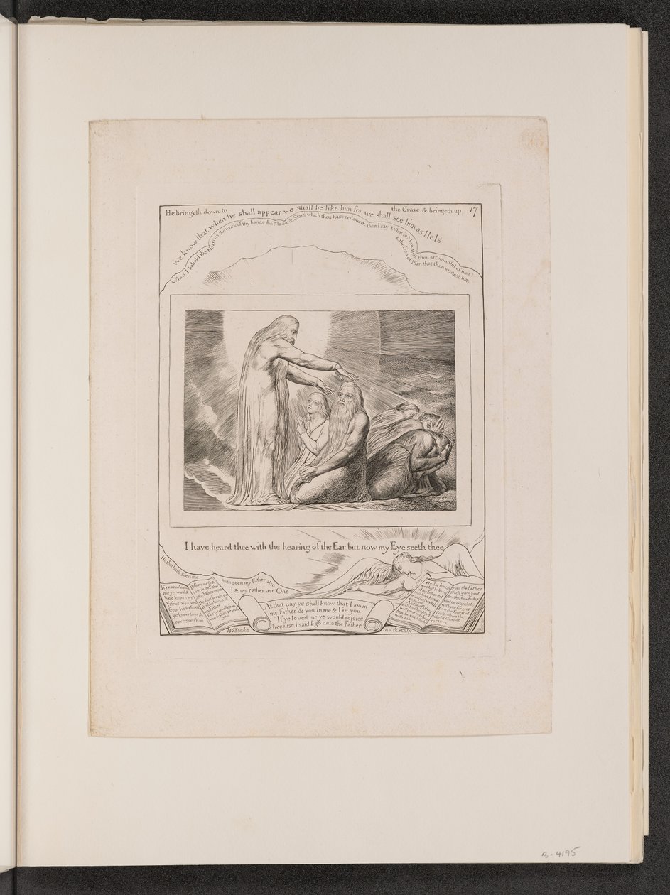 La visione di Cristo da William Blake