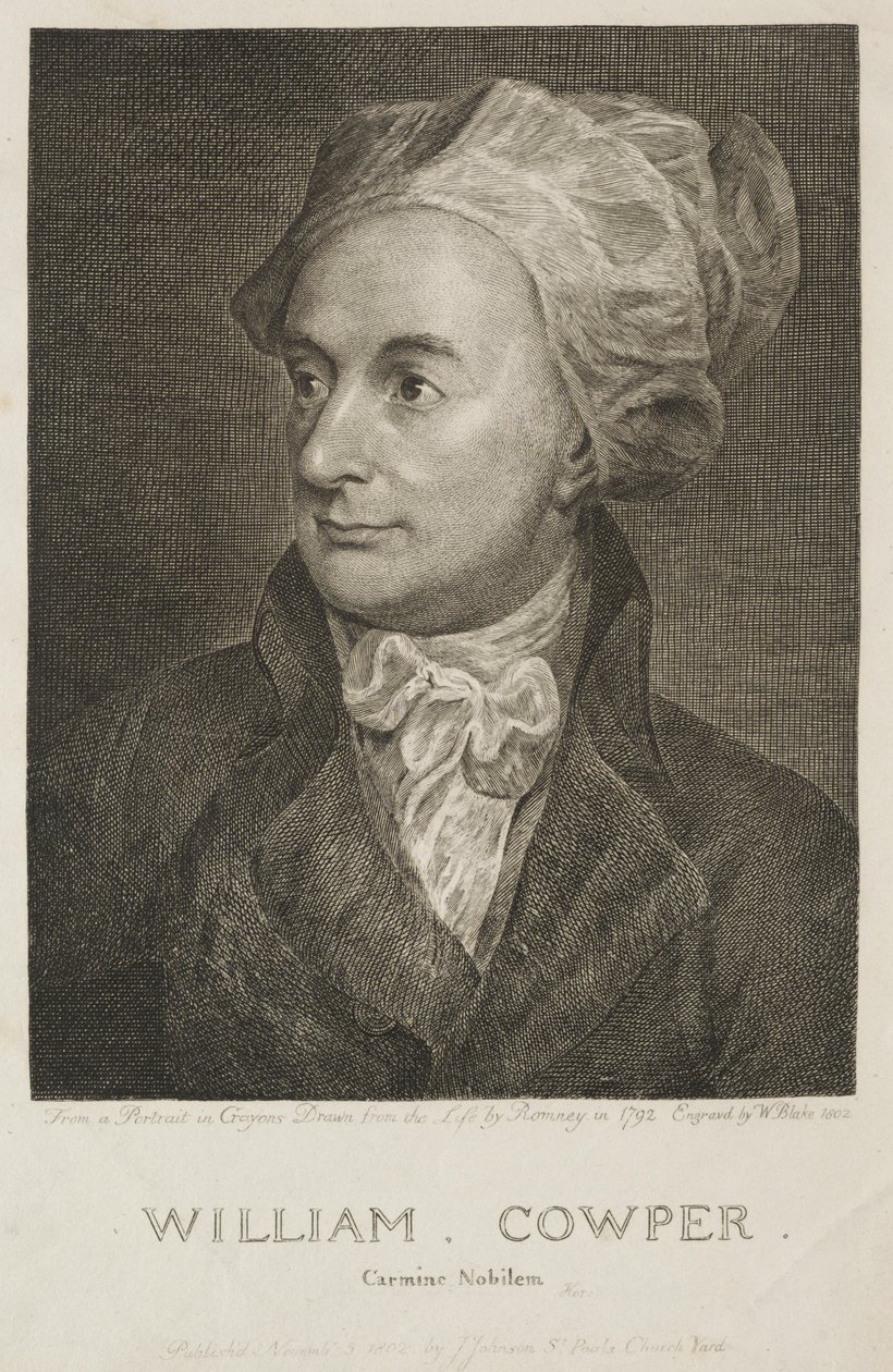 William Cowper, 1802 da William Blake