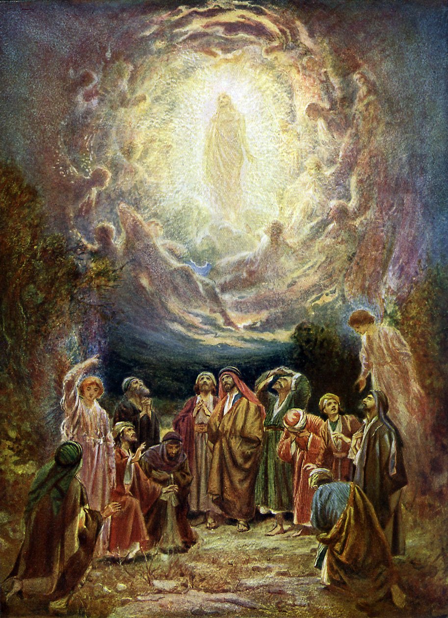 Gesù ascende al cielo - Bibbia da William Brassey Hole