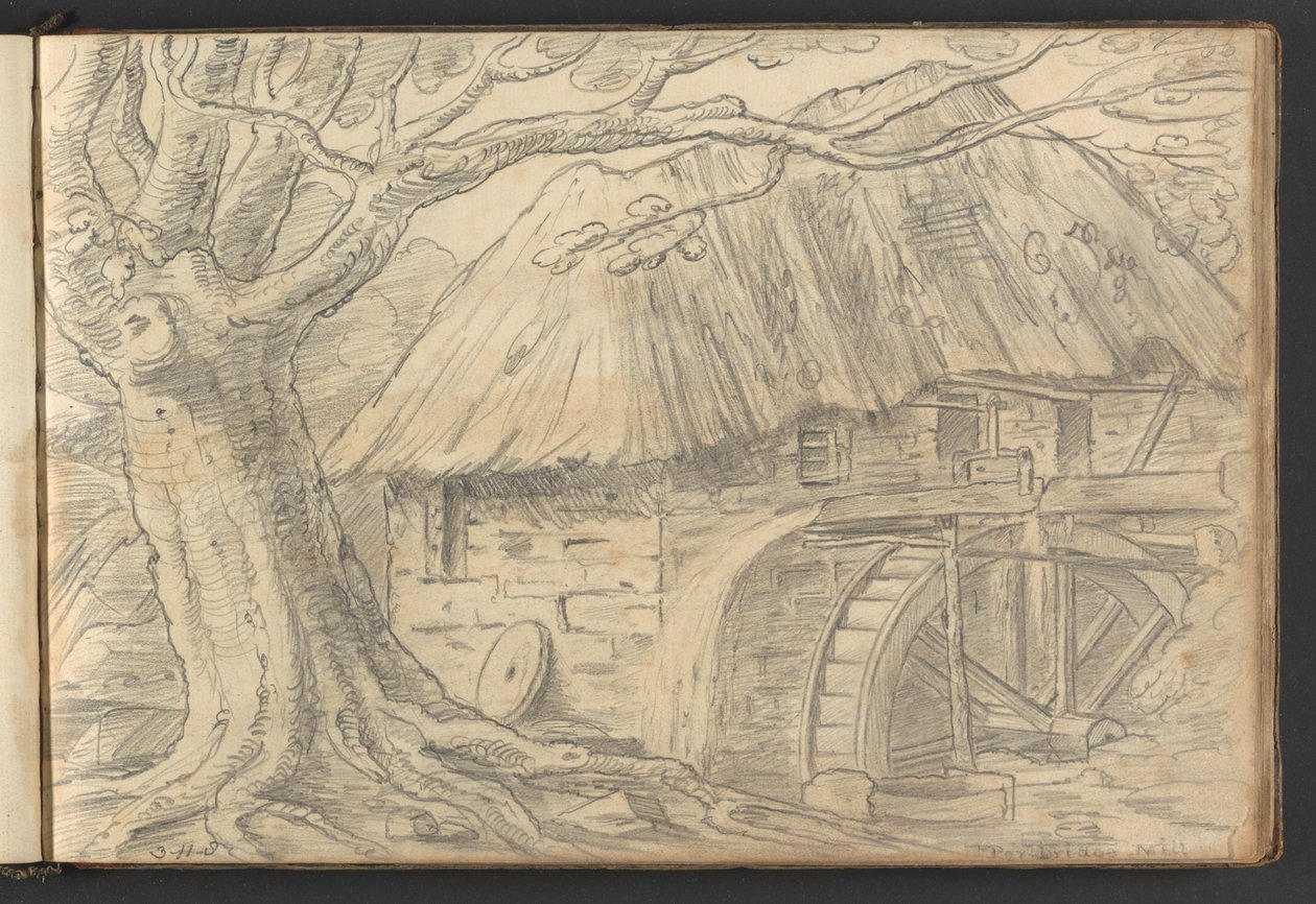 Mulino di Porbridge da William Brockedon