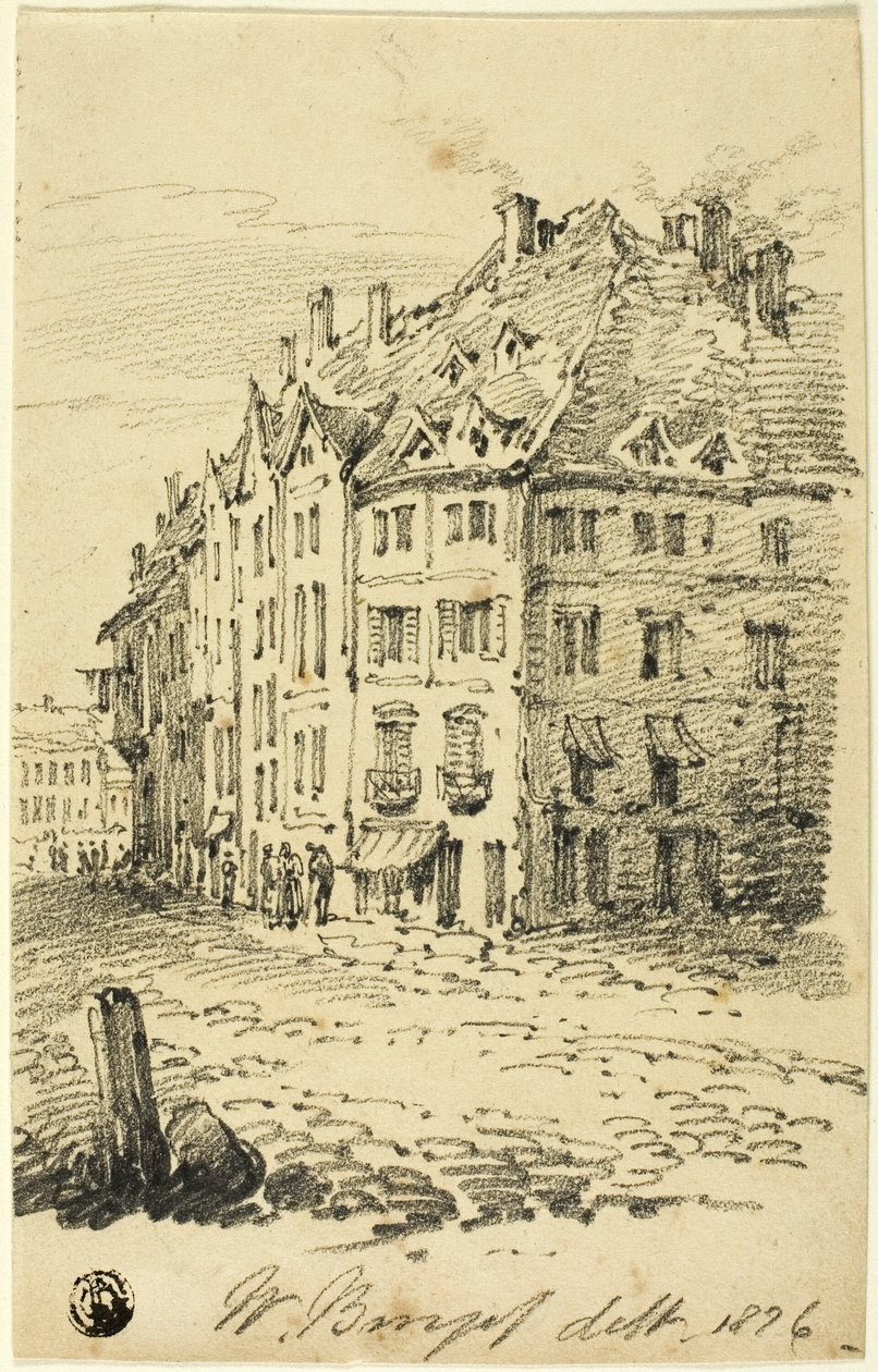 Strada cittadina da William Burges