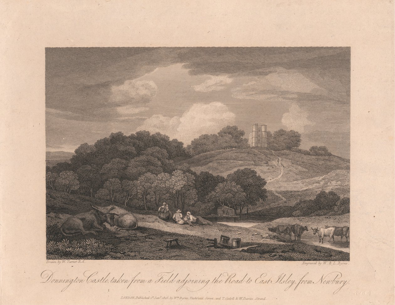 Castello di Donnington da William Byrne
