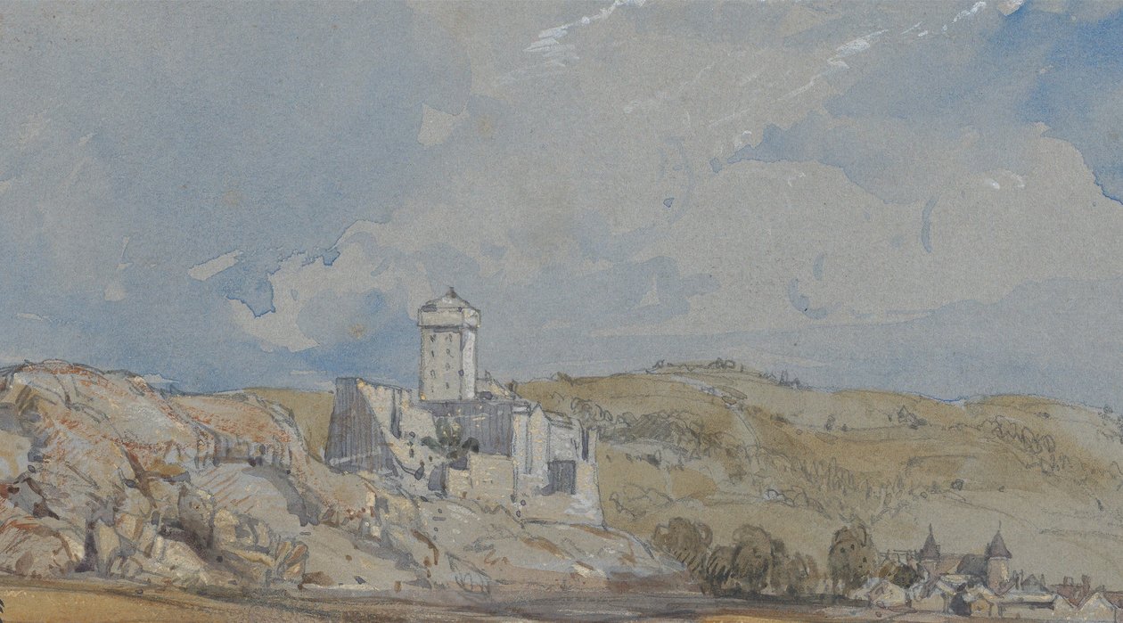 Château de Lourdes, 11 luglio 1836 da William Callow