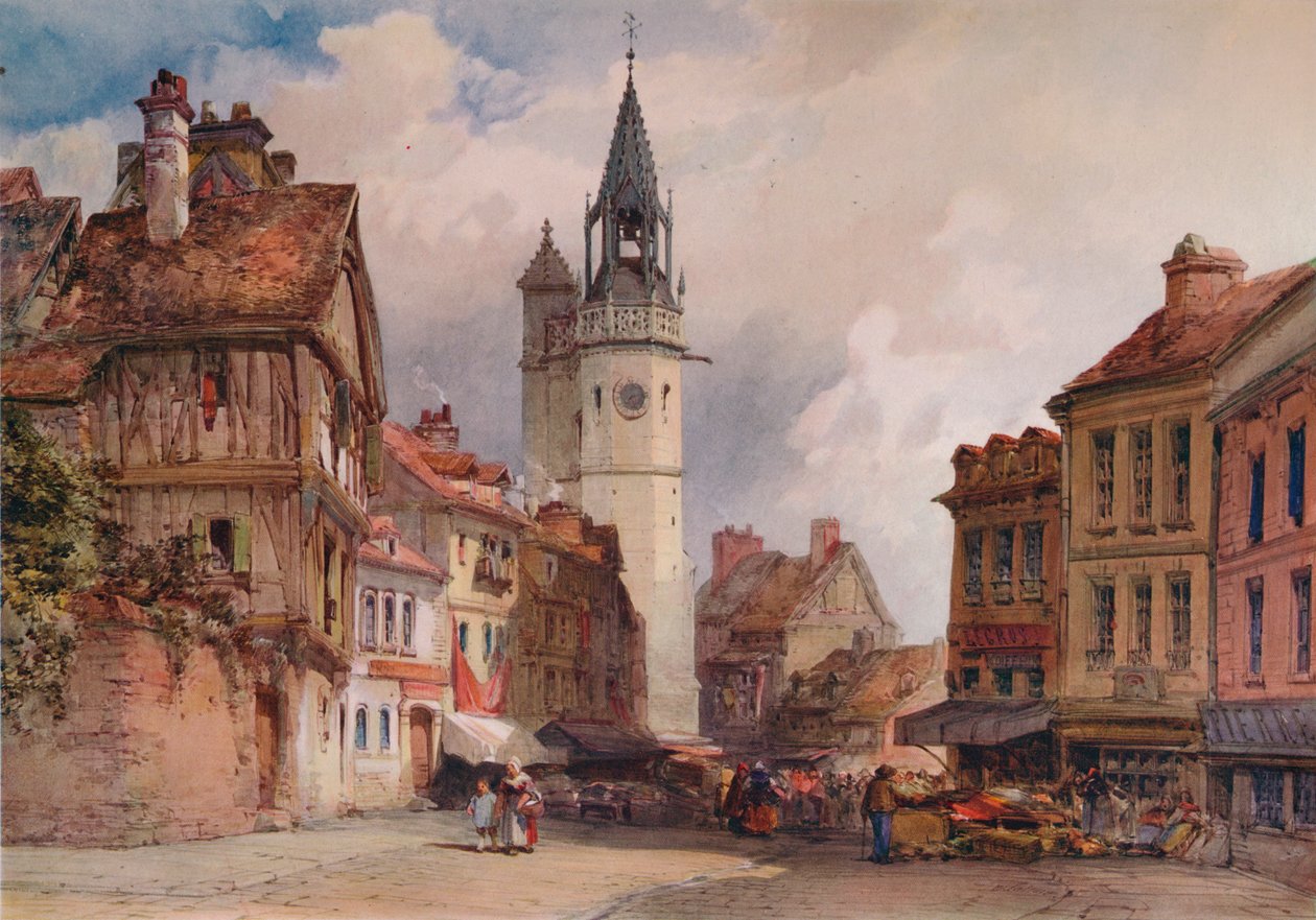 Evreux, c1855 da William Callow