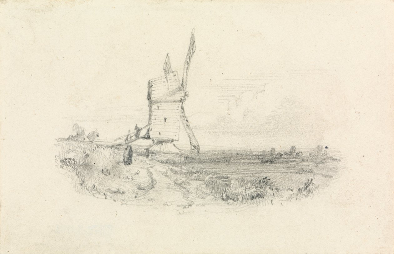 Mulino a vento da William Callow
