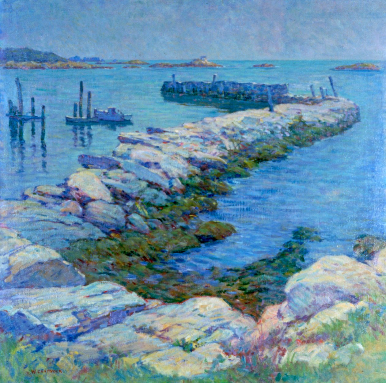 Il molo, 1879-1962 da William Chadwick