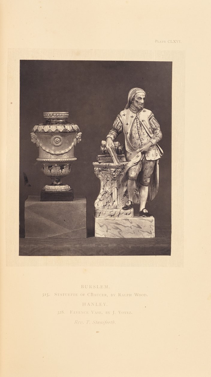 [Vaso e statua] da William Chaffers