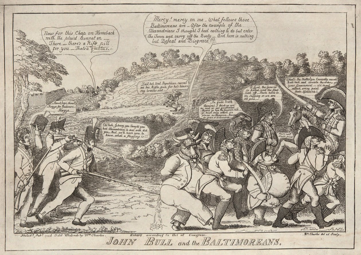 John Bull e i Baltimoriani da William Charles