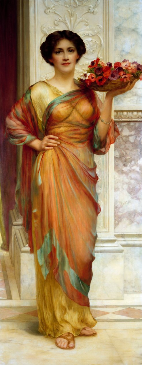 Il cesto di anemoni da William Clark Wontner