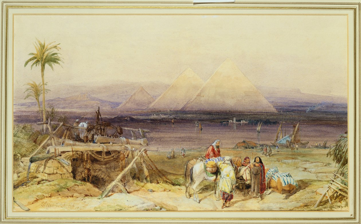 Sul Nilo, Egitto, 1846 da Clarkson Frederick Stanfield