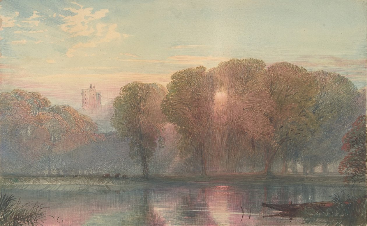 Windsor da Datchet, 1870-78 da William Collingwood Smith