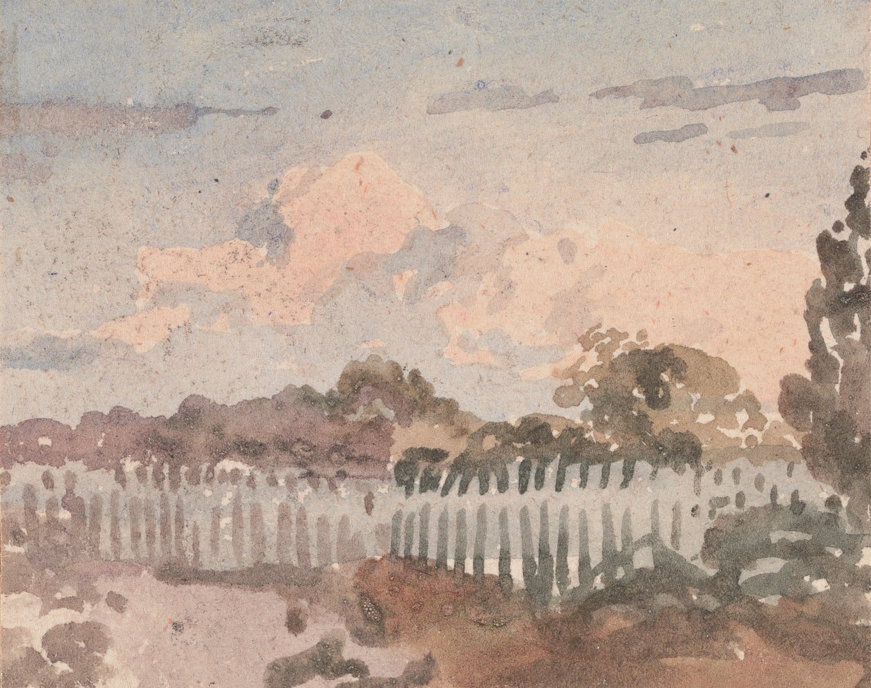 Paesaggio con recinto da William Collins