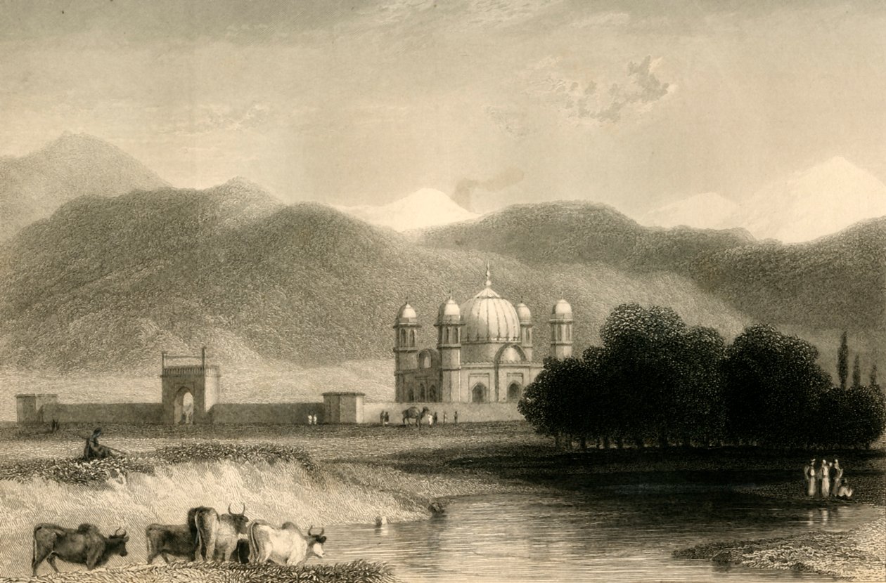 A Nujibabad, Rohilcund, 1835 da William Daniell