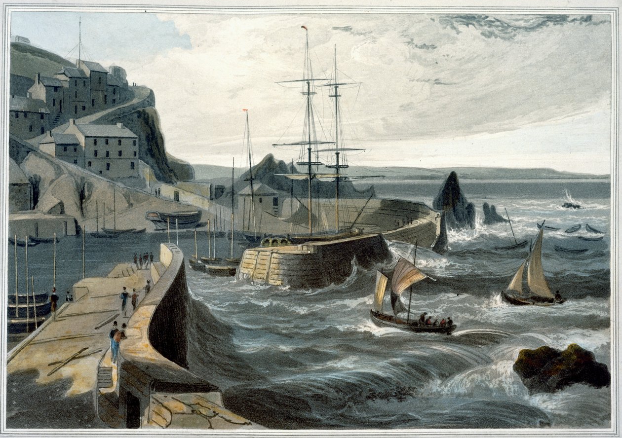 Mevagissey, Cornovaglia da William Daniell
