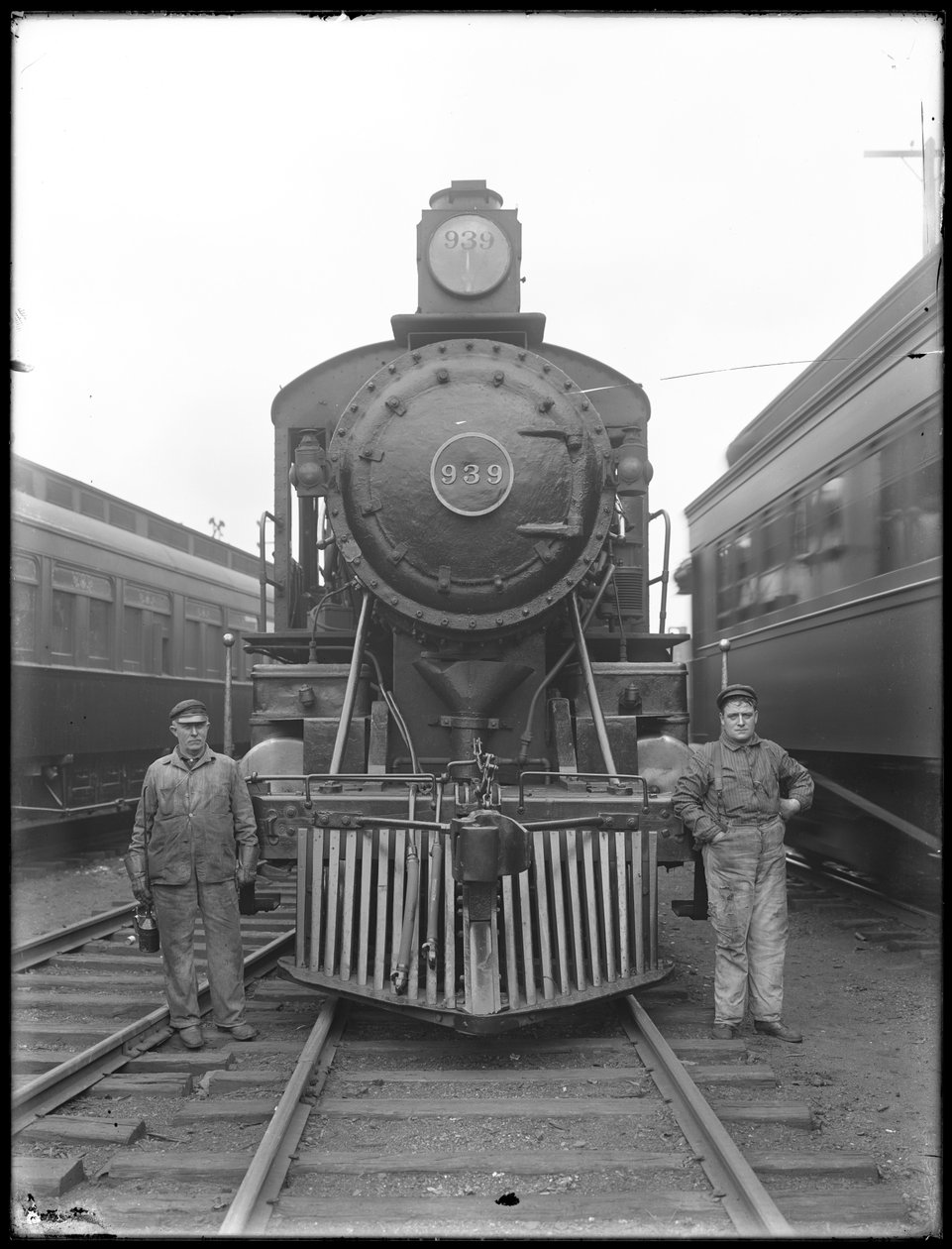 Locomotiva della Erie Railroad, frontale, c.1911-12 da William Davis Hassler