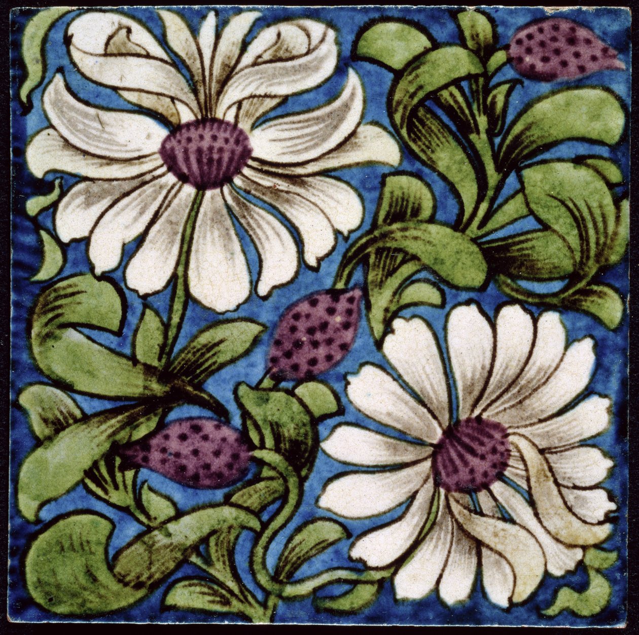 Ramo di fiori da William de Morgan