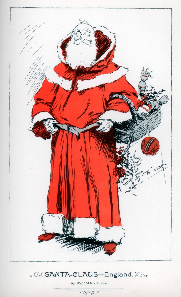 Babbo Natale - Inghilterra, 1895 da William Dewar