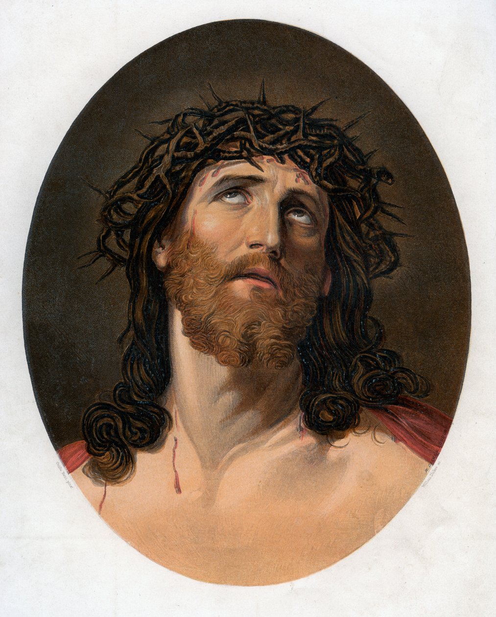 Cristo incoronato di spine, XIX secolo da William Dickes