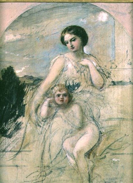 Madre e figlio da William Edward Frost