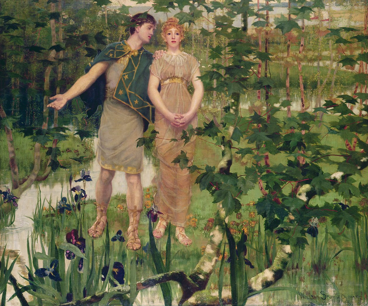 La valle felice, 1898 da William Edward Stott