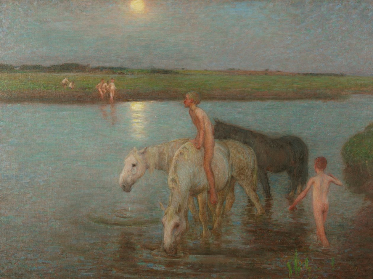 La riva del fiume da William Edward Stott