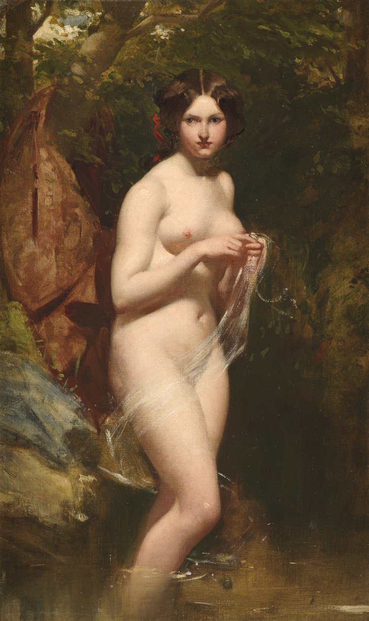 Nudo che fa il bagno da William Etty