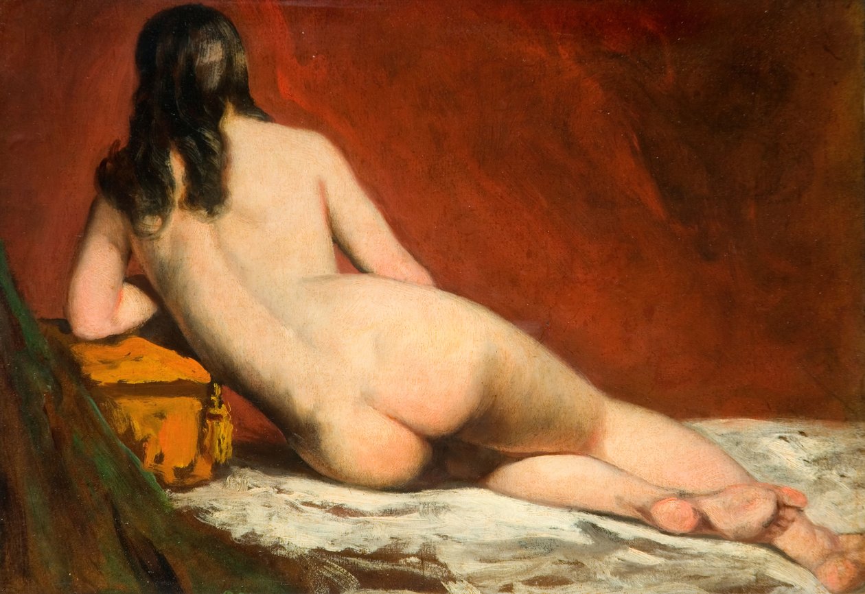 Studio di nudo di una donna reclinata da William Etty