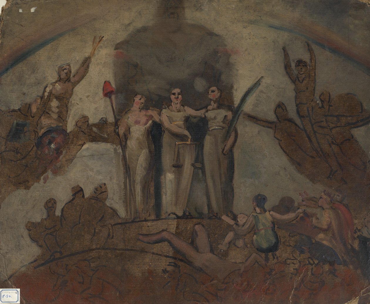 Studio per una Composizione di Figure da William Etty