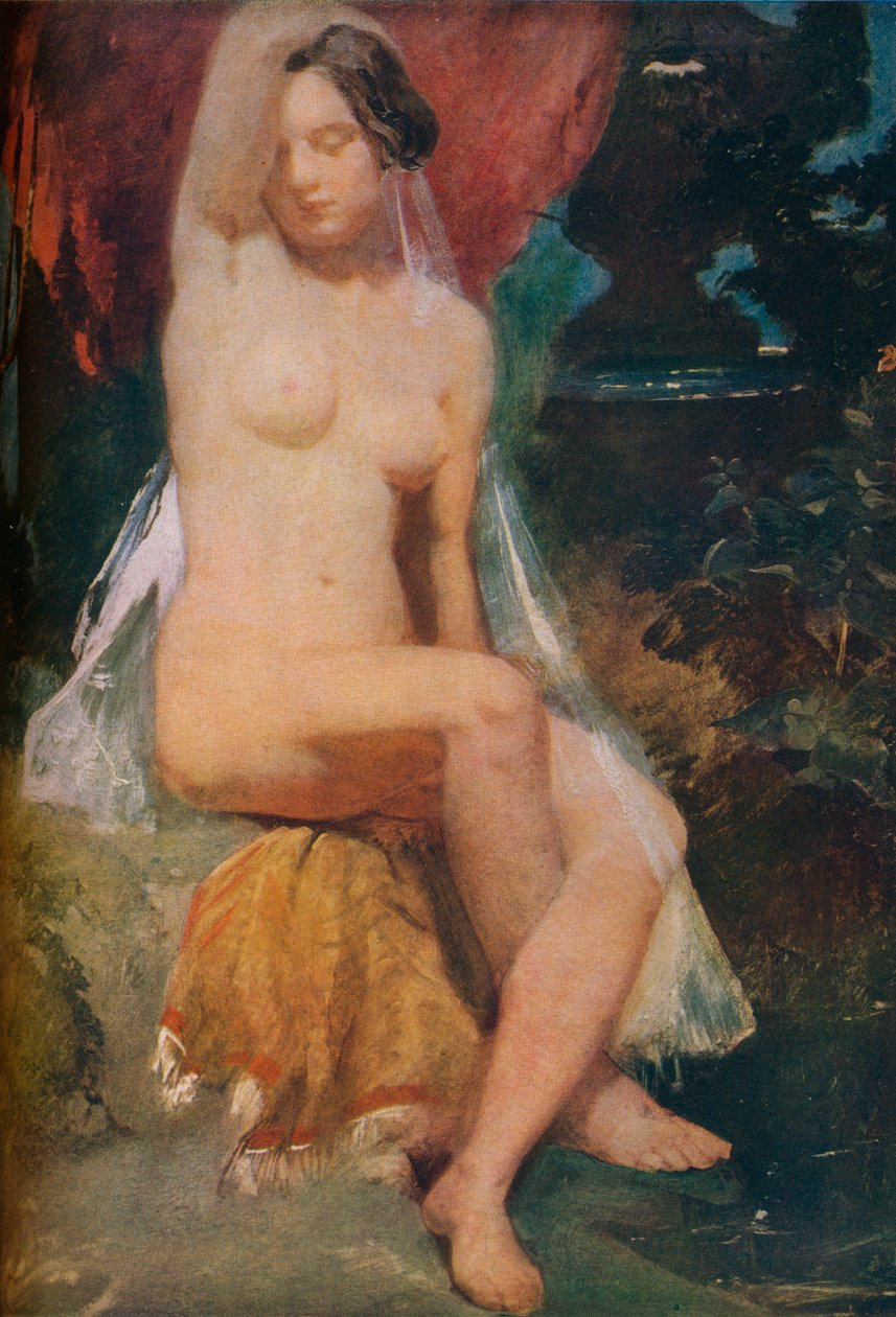Donna a una fontana da William Etty