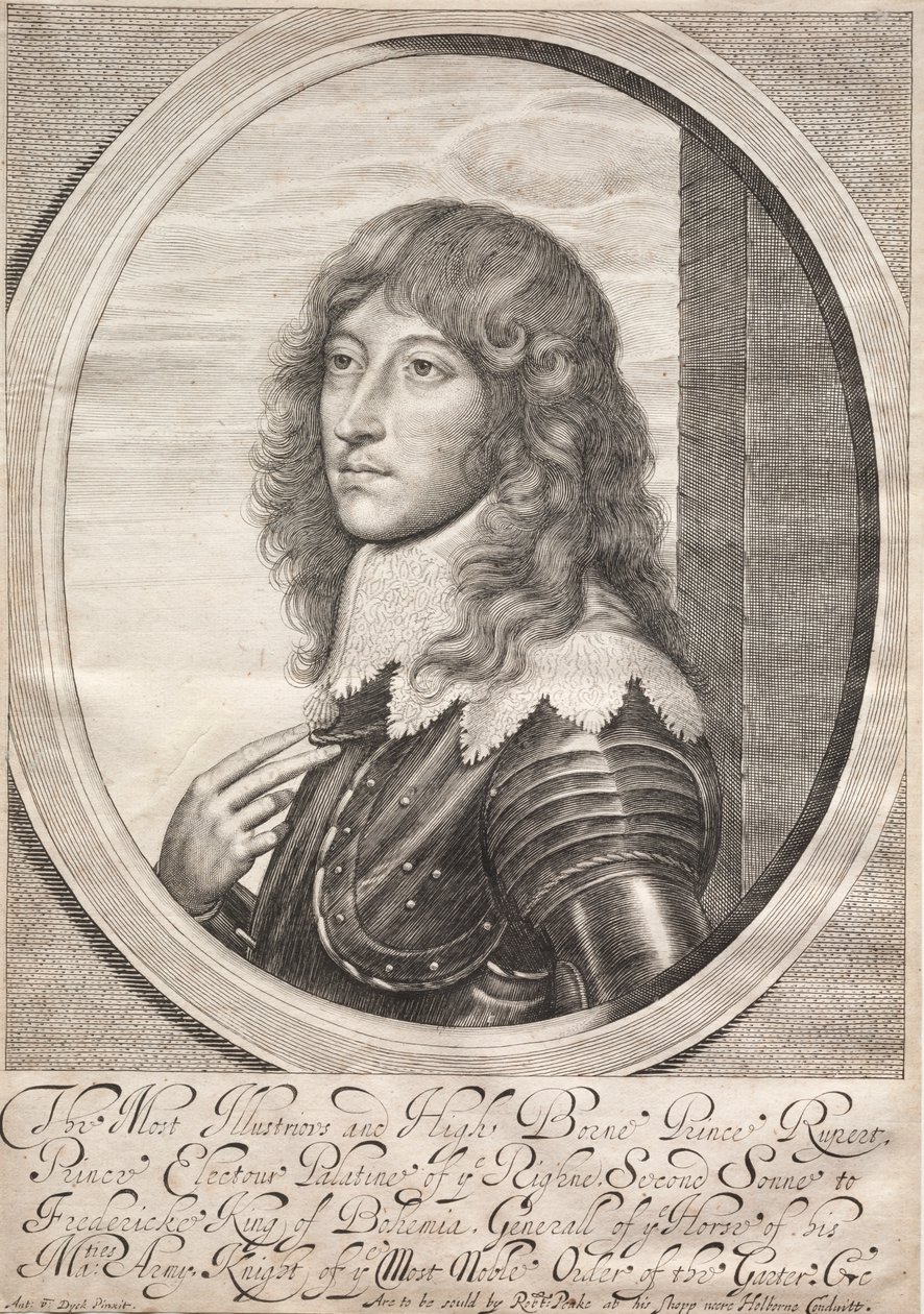 Principe Rupert da William Faithorne