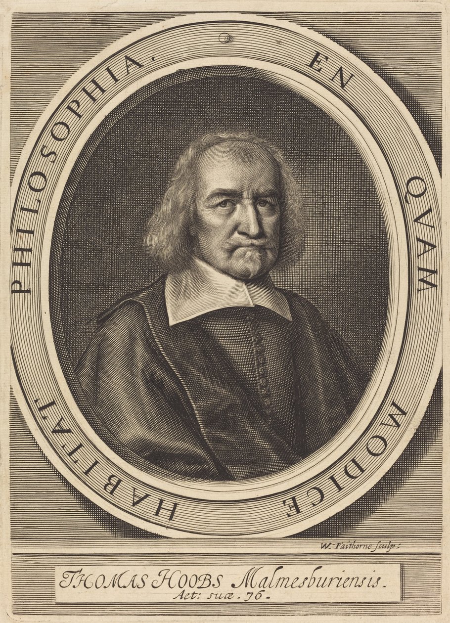 Thomas Hobbes da William Faithorne