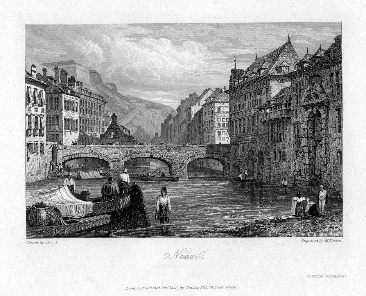 Namur, Belgio da William Finden