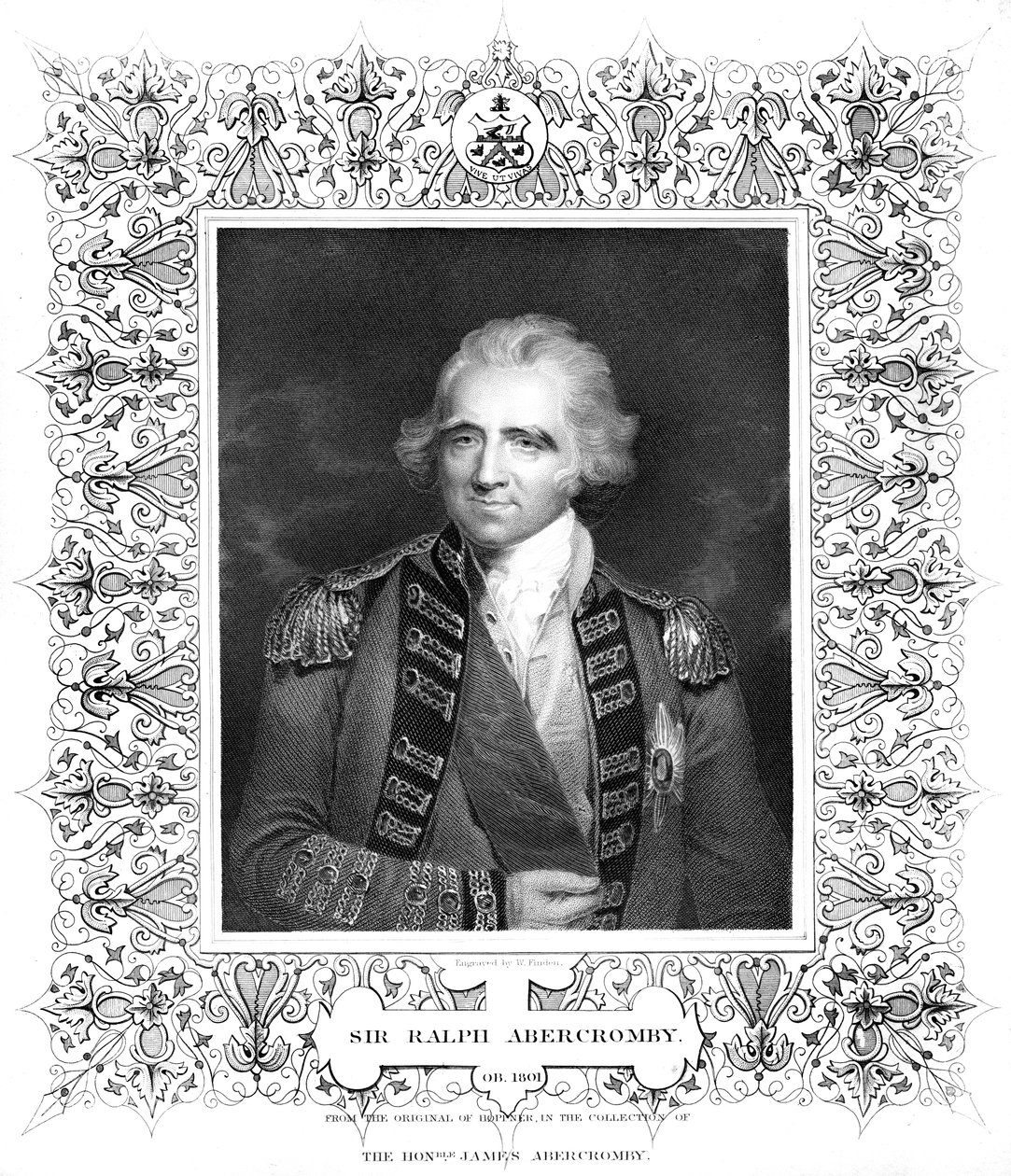 Sir Ralph Abercromby, generale britannico da William Finden