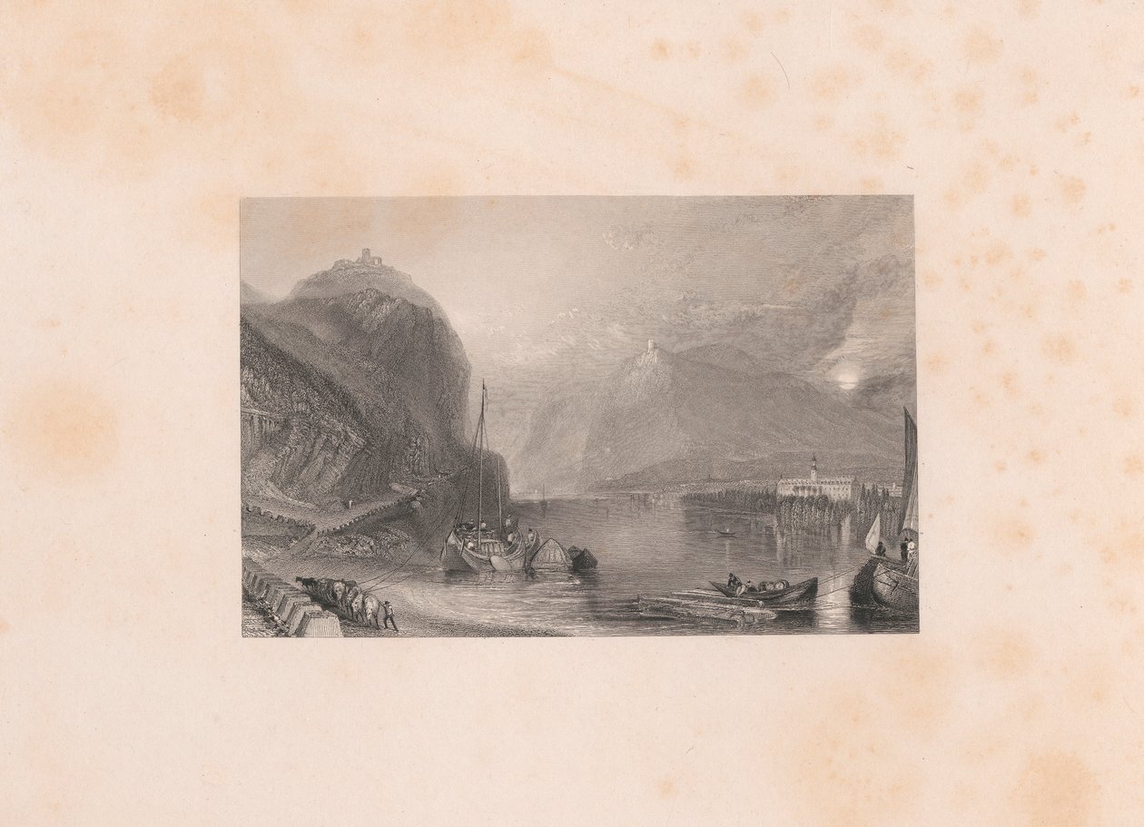 Il Drachenfels da William Finden