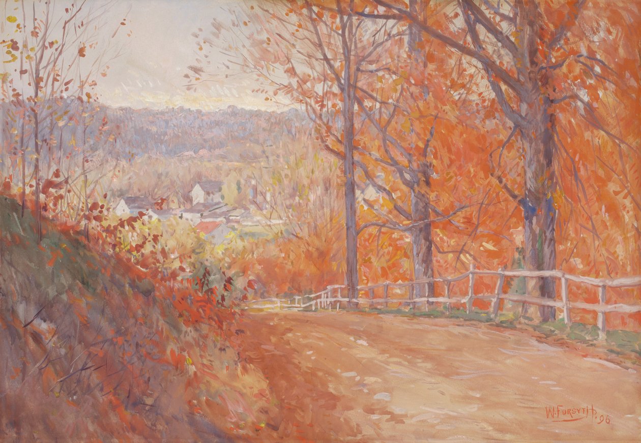 Strada in autunno da William Forsyth