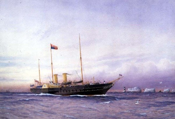 Yacht Osborne di S.M. da William Frederick Mitchell