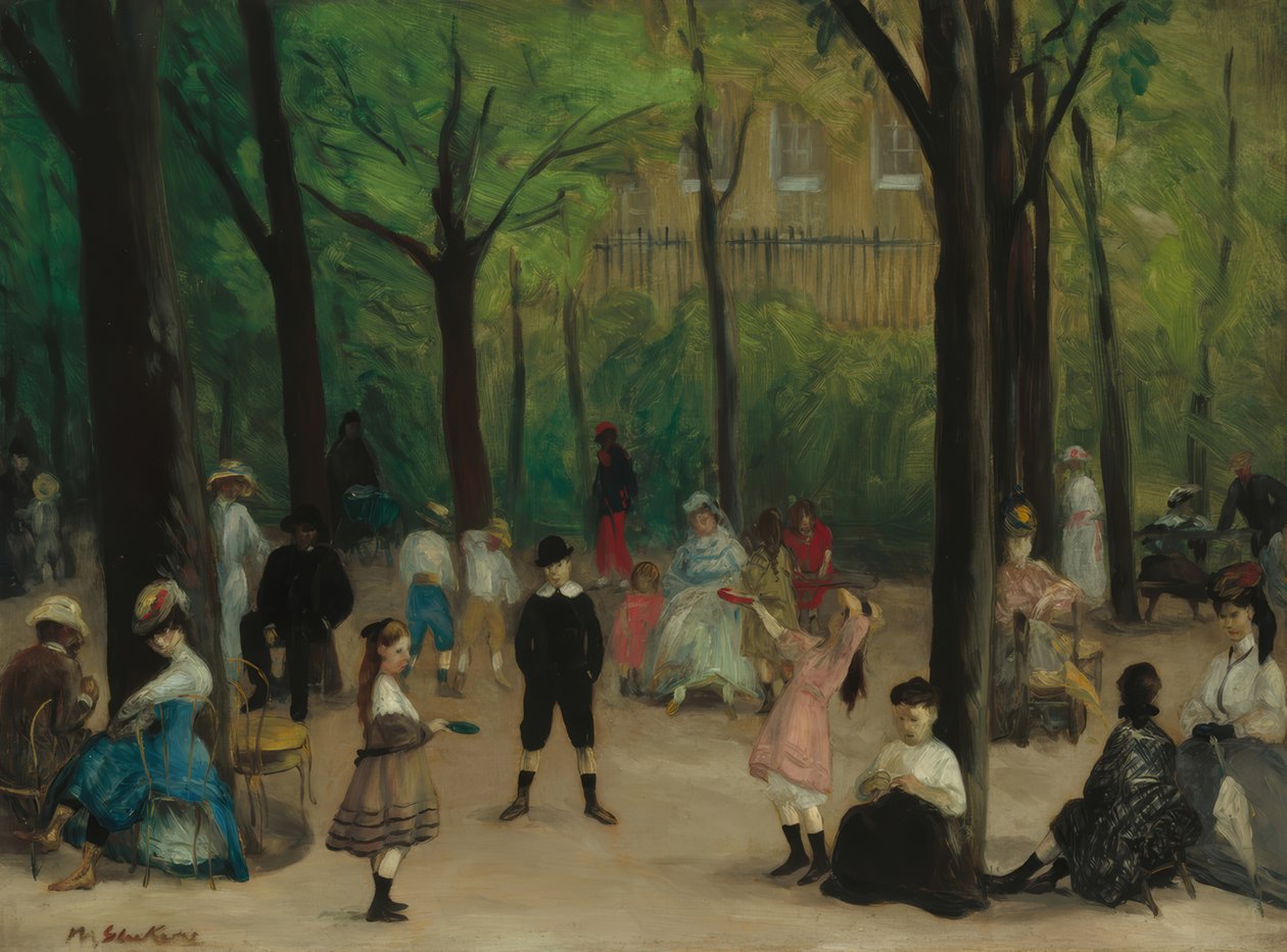 Giardino del Lussemburgo da William Glackens